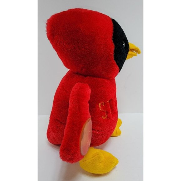 RARE HTF Animal Kingdom St Louis Cardinals Bird Plush Window Suction Cup Hands - Picture 8 of 10